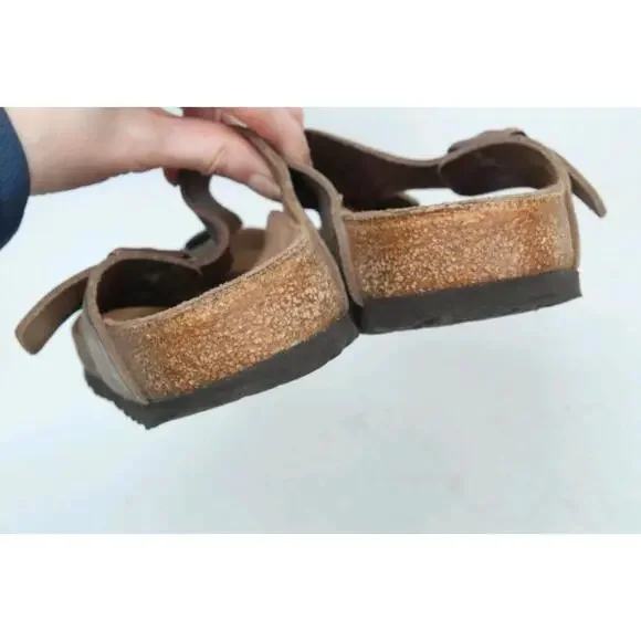 Birkenstock Gizeh Sandals Shoes LEATHER Women's Shoes Thongs Flip Flops 37 / 6 - Picture 9 of 16